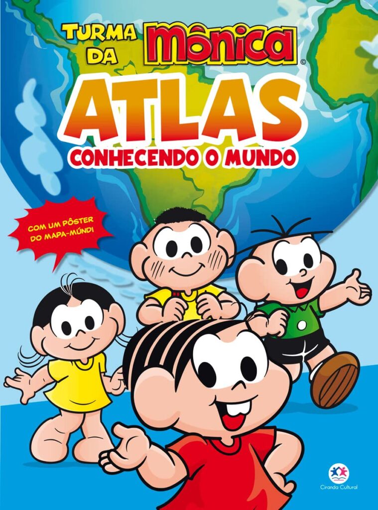 Turma da Mônica - Atlas - Conhecendo o mundo, 10 Livros Infantis Mais Vendidos